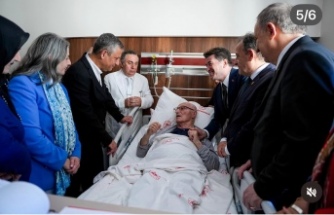 Özgür Özer, Baba Kaya’yı ziyaret etti