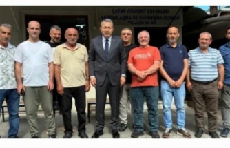Vali Şahin şoför esnafın yanındayız dedi