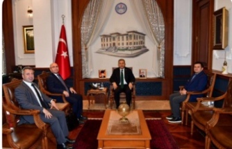 Vali Şahin’i ziyaret