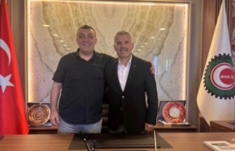 Av.Çavuşoğlu Başkan Erbaşaran’ı ziyaret etti.