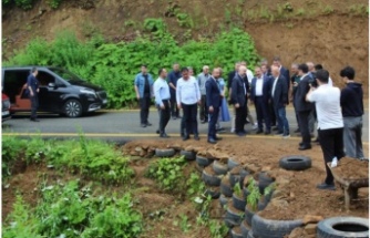 Bakan Adil Karaismailoğlu ve Protokol Çalışmayı Yerinde İnceledi