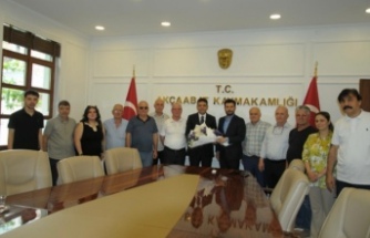 Başkan köroğlu kaymakam Şahin’i ziyaret etti