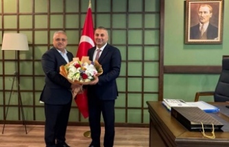 Başkan Aktürk, Kaymakam Kotan’ı Ziyaret Etti