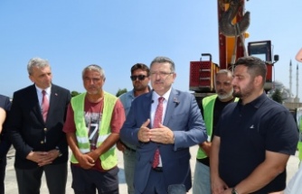 BAŞKAN GENÇ, REŞADİYE VİYADÜĞÜ'NDE İNCELEMELERDE BULUNDU
