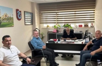 Başkanlar başhekim yardımcısı Dr.Bulutu ziyaret ettiler.