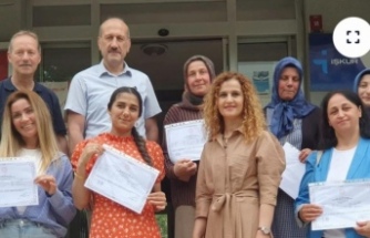 Destek elemanları sertifikalarını aldılar