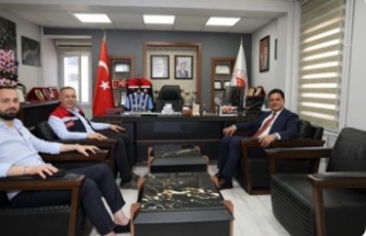 Dr.Hisoğlu il müdürü kaplan’ı ziyaret etti