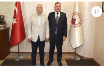 Eski Vali Yıldırım, Başkan Çelebi’yi ziyaret etti