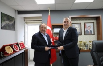 Genel Başkan Öztürk il müdürü Kaplan’ı ziyaret etti