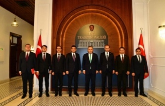 Yeni Kaymakamlar vali Şahin’i ziyaret ettiler