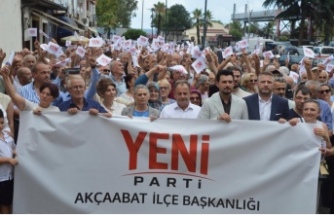 Yeni Parti Akçaabat’ta Yürüdü