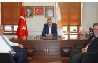 Akçaabat’tan Başkanlar, Başkan Mumcu’yu ziyaret ettiler