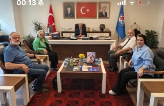 Azerbaycan’lı Öğretim Görevlileri Genel Sekreter Yardımcısı Selim’i ziyaret ettiler