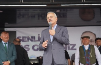 Bakan Uraloğlu  holefter yayla şenliğinde