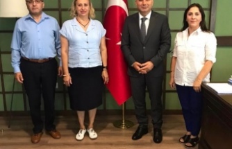 Başkan Kaplan, Kaymakam Kotan’ı ziyaret etti