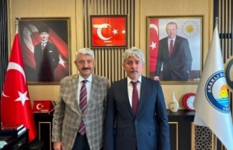 Başkanla buluştular