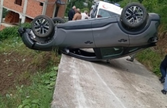 Düzköy’de Trafik Kazası 2 Yaralı