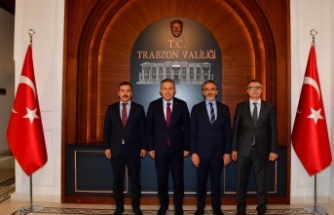 Gümrükçüler, Vali Şahin’i ziyaret ettiler
