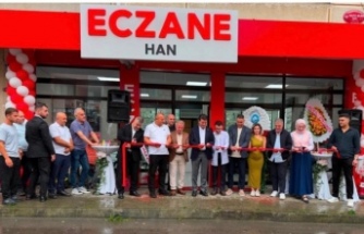 Han eczanesi açıldı.