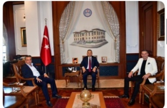Hekimoğlu Şirketler Grubundan Vali Şahin’i ziyaret