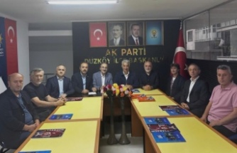 Milletvekili Koç Düzköy ilçe teşkilatının topladı