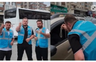 SP’li Gençler Sürücülere ''Ya Sabır Çekin'' Dediler