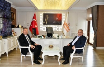 Vali Şahin Başkan Aktürk’ü ziyaret etti