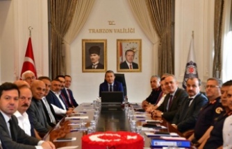Vali Şahin il Spor güvenlik toplantısını yaptı.