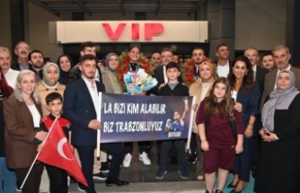AVRUPA ŞAMPİYONU HAVVANUR KETHÜDA TRABZON’DA COŞKUYLA KARŞILANDI