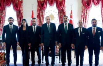 Cumhurbaşkanımız Sayın Recep Tayyip Erdoğan, Başkanımız Ertuğrul Doğan ve Yönetim Kurulu Üyelerimizi Dolmabahçe’de kabul etti.