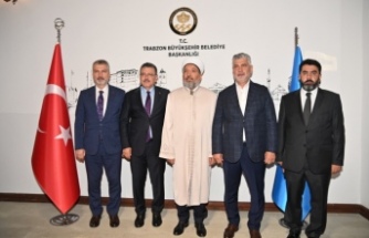 DİYANET İŞLERİ BAŞKANI ARPAGUŞ’TAN BÜYÜKŞEHİR BELEDİYESİ’NE ZİYARET