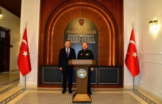 AFAD başkanım pehlivan Vali Şahin’i ziyaret etti
