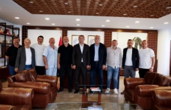 Amatör Spor Kulüp Baskanları, Başkan Ekim’i ziyaret ettiler