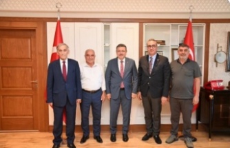 Başkan azizoğlu Başkan Genç’i ziyaret etti