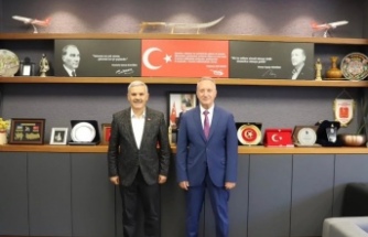 Başkan Erbaşaran, İl Müdürü Dr. Topsakal’ı Ziyaret Etti