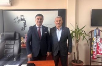 Başkan Erbaşaran, Müdür Verep’i Ziyaret Etti