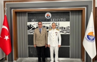 Koramiral Özoğul, Başkan Azizoğlu’‘nu ziyaret etti