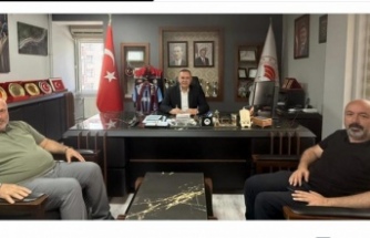Sendikacılar İl Müdürü Kaplan’ı ziyaret ettiler