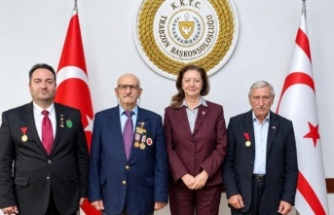 Gazi ve Gazi Torunlarından KKTC Trabzon Başkonsolosu Fatma Demirel’e Anlamlı Ziyaret