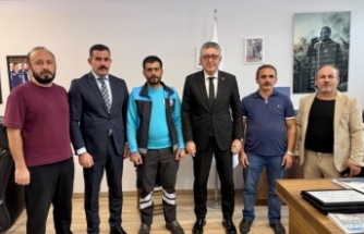ORTAHİSAR BELEDİYESİ PERSONELİNDEN ÖRNEK DAVRANIŞ...
