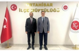 Başkan akkoç ilçe müftüsü Yılmaz’ı ziyaret etti.