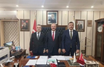 Başkan hacısalihoğlu Başkan Dr Aşık’ıziyaret etti .