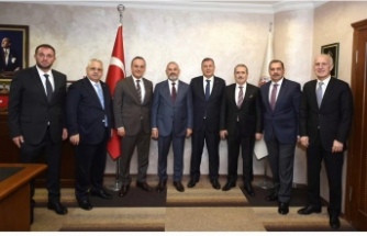 Başkan Bilgin, Başkan Çebi’yi ziyaret etti