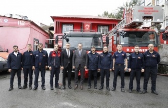 BAŞKAN EKİM’DEN İTFAİYE HAFTASI ZİYARETİ