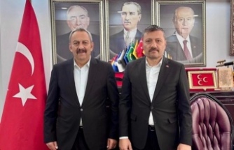Başkan Sivrikaya, Başkan Hacısalihoğlu‘nu ziyaret etti