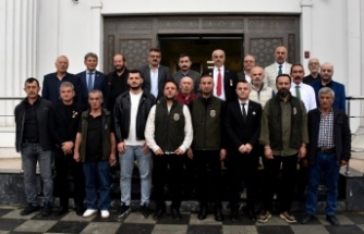 Başkan Tezcan, Kaymakam Uzun’u ziyaret etti