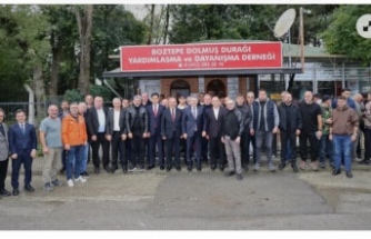 Başkanlar Boztepe durağını ziyaret ettiler.