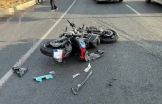 Çarşıbaşı’nda motosiklet kazası 2. Yaralı