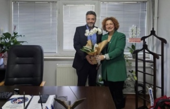 Dr. Baran Dr. Hacı Salihoğlu‘nu ziyaret etti.