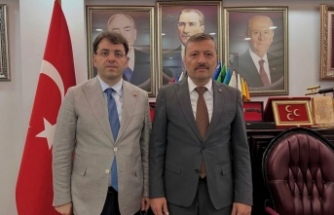 Genel Sekreter Üçüncü, Başkan Hacısalihoğlu’nu Ziyaret Etti